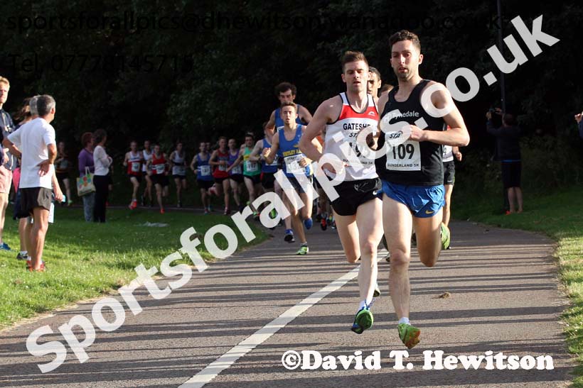 Senior mens Sunderland 5k Road Race. Photo: David T. Hewitson/Sports for All Pics